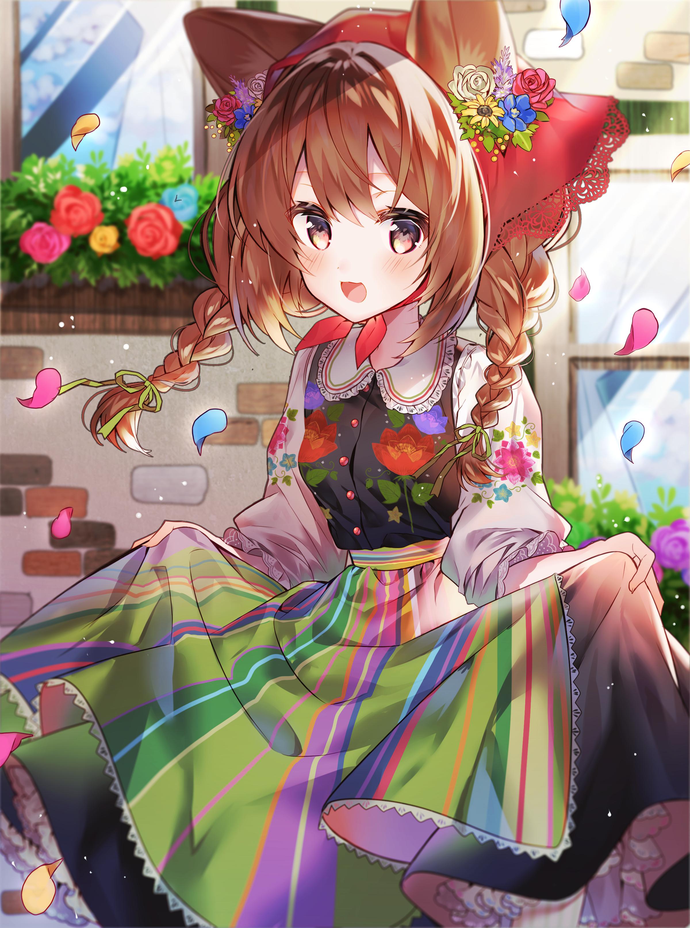 花都春祭插画图片壁纸
