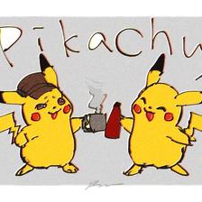 pikachu插画图片壁纸