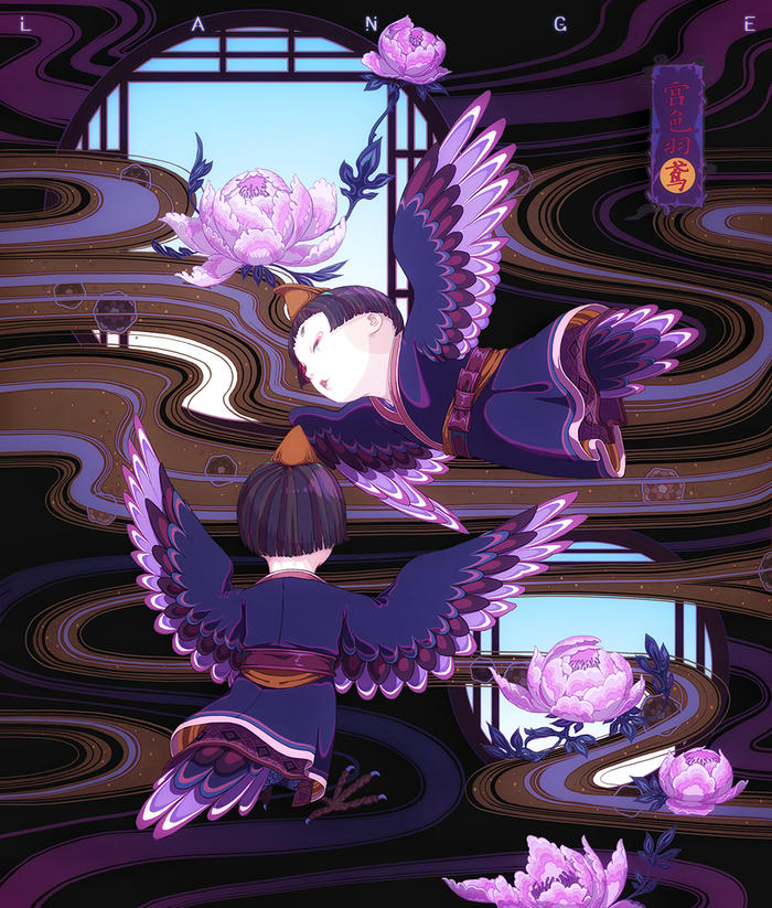 Bird Fairy插画图片壁纸