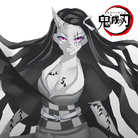 Greyscale Nezuko