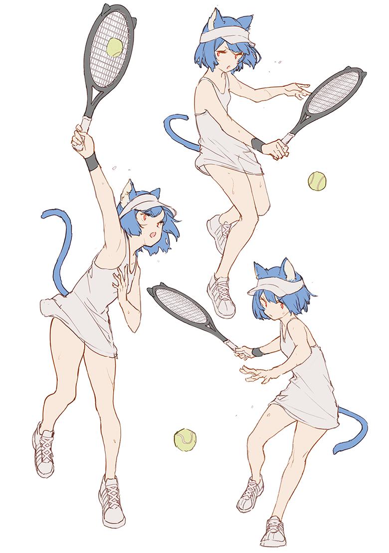 手绘-原创网球