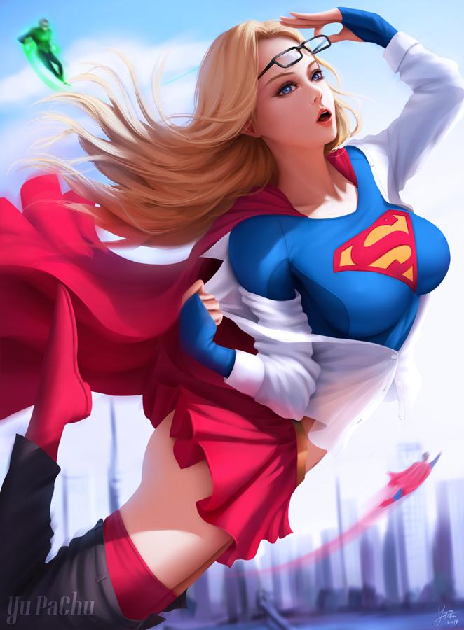 Supergirl插画图片壁纸