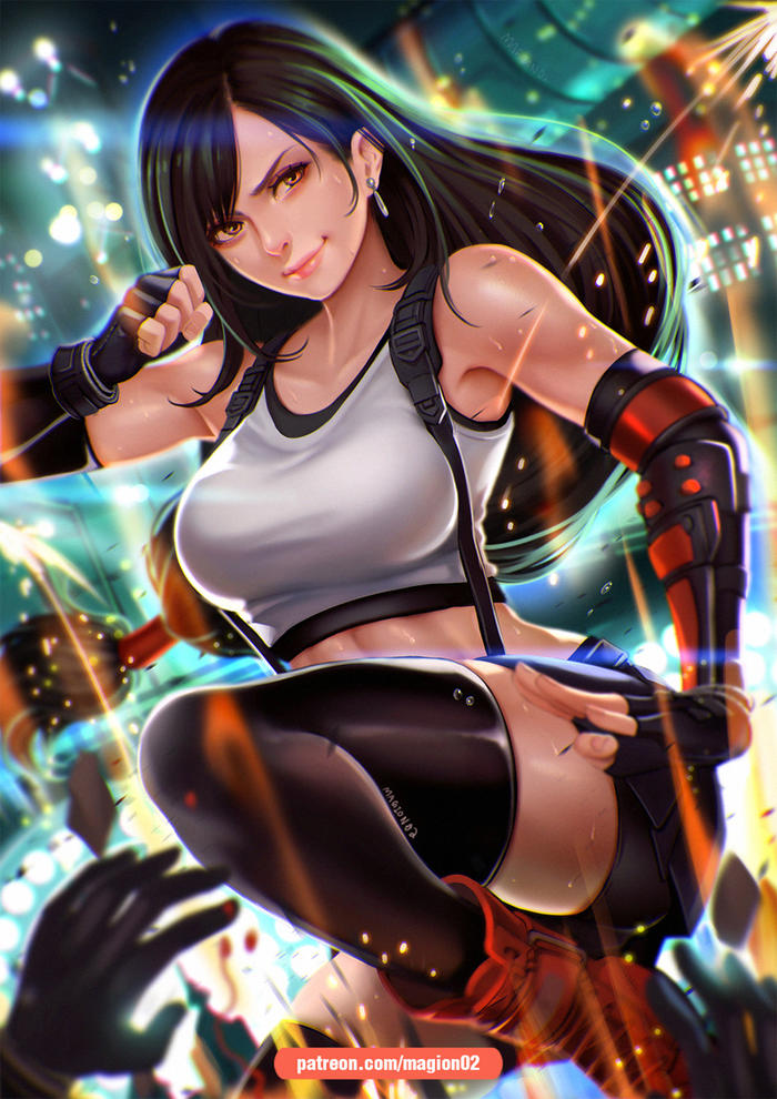 Tifa Lockhart插画图片壁纸