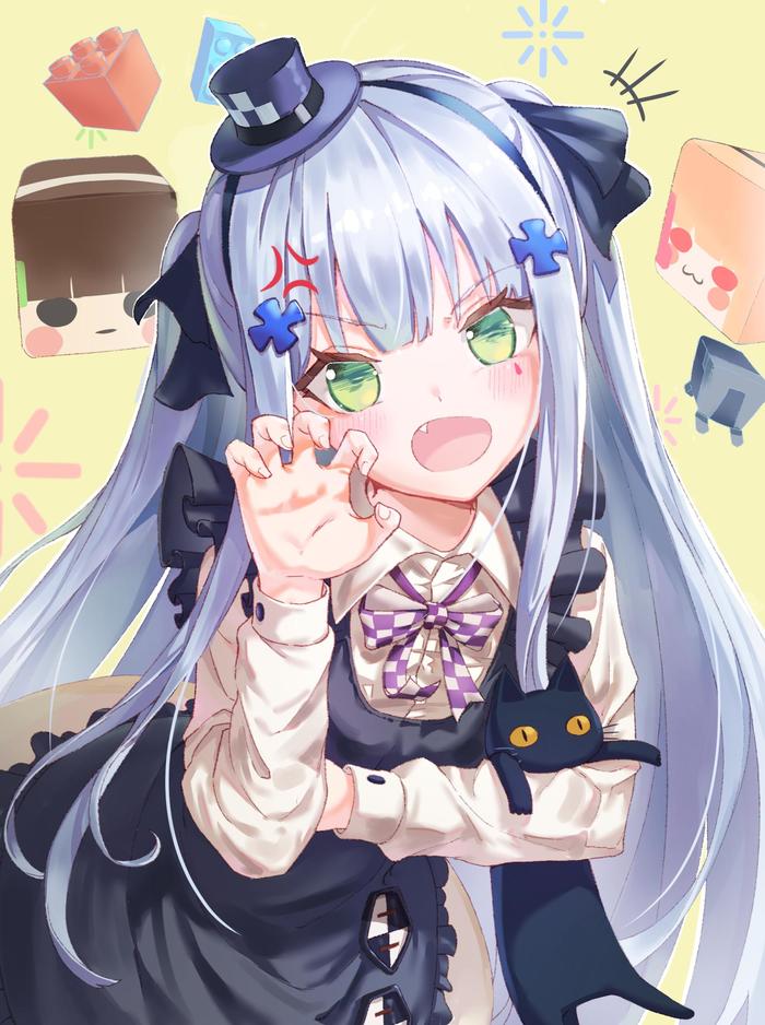 hk416插画图片壁纸