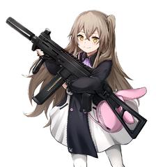 小UMP45插画图片壁纸