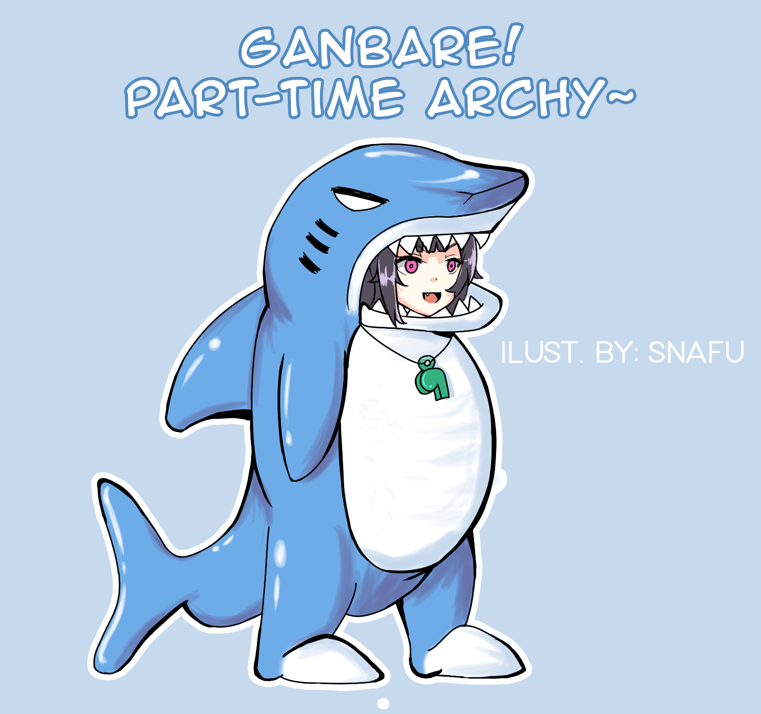 GANBARE! PART-TIME ARCHY~插画图片壁纸