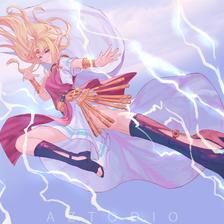 Lightning Kick Zelda插画图片壁纸