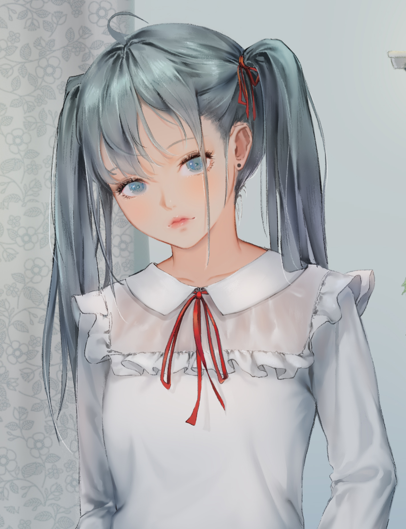 双马尾双马尾少女