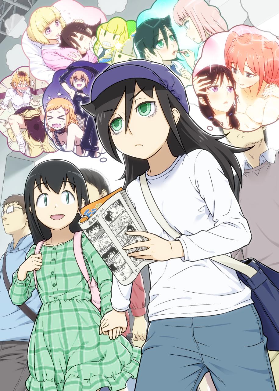 モテ即4告知イラスト插画图片壁纸