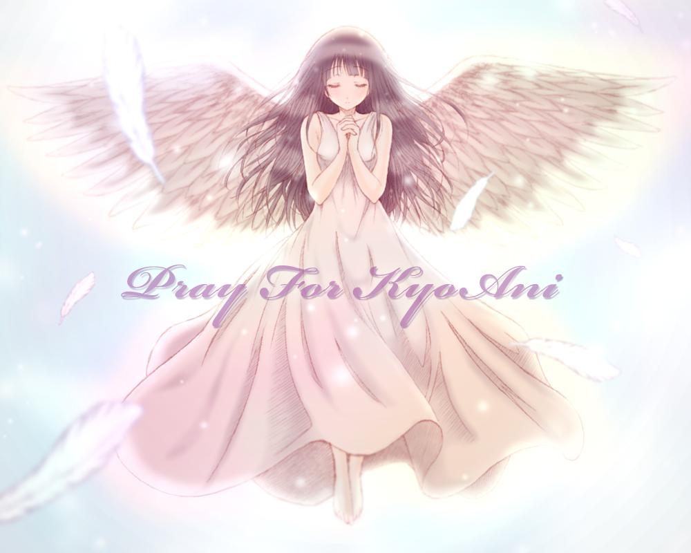 Pray For KyoAni插画图片壁纸