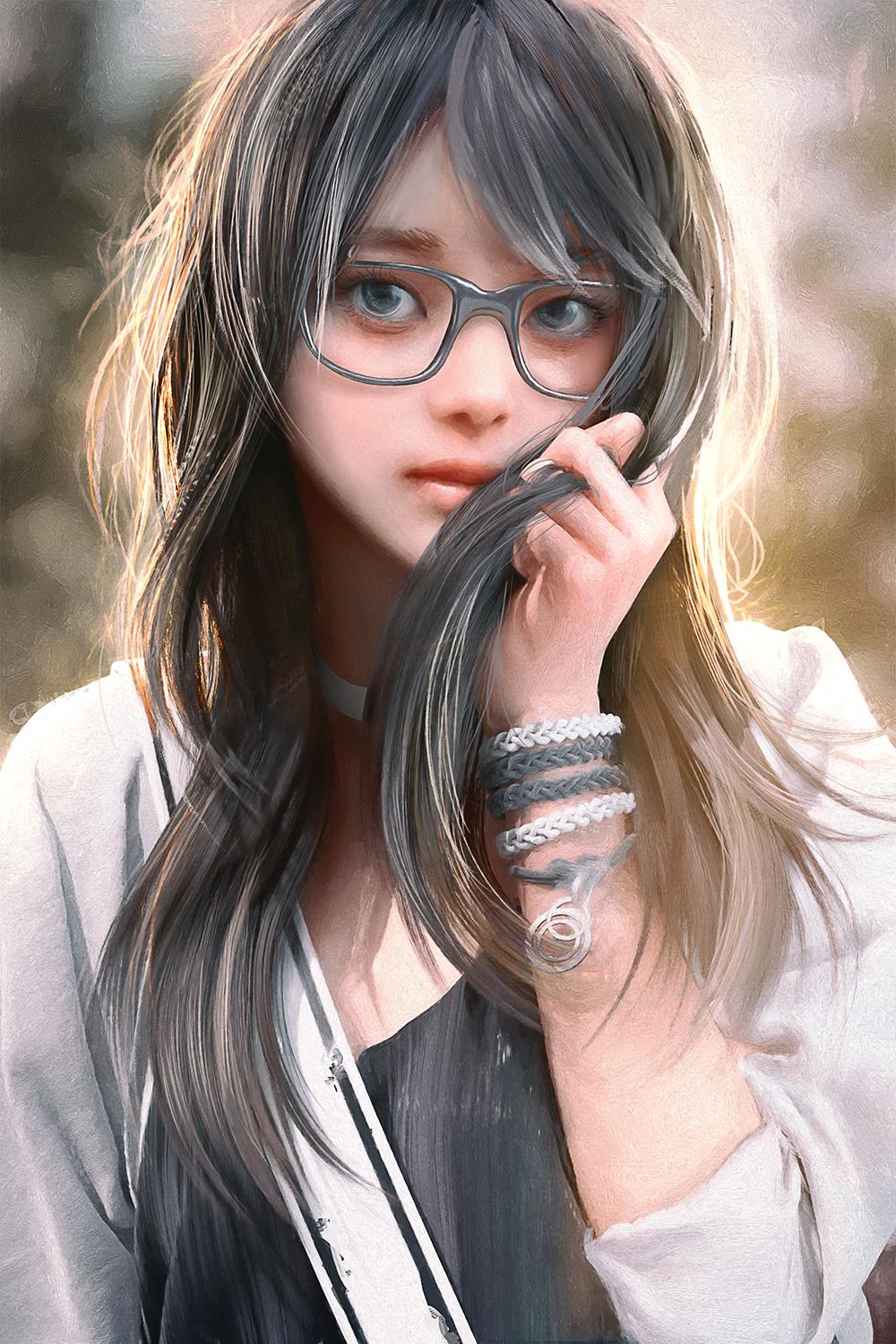 Another Girl with Glasses