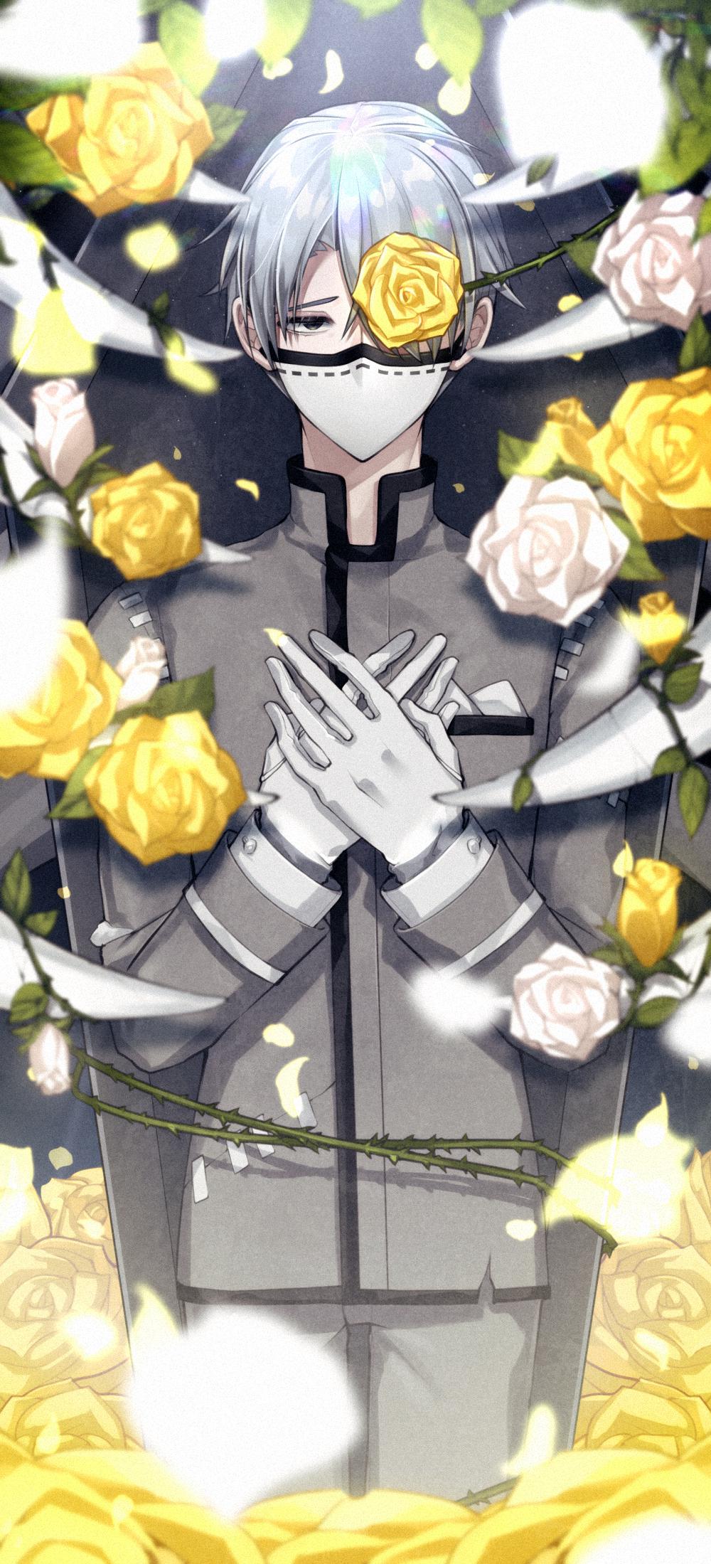 p站画师作品黄玫瑰的骸骨