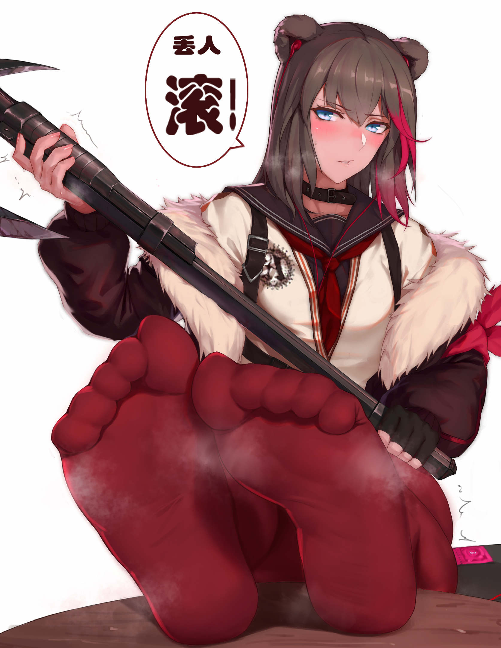 p站画师作品明日方舟 凛冬与早o的博士