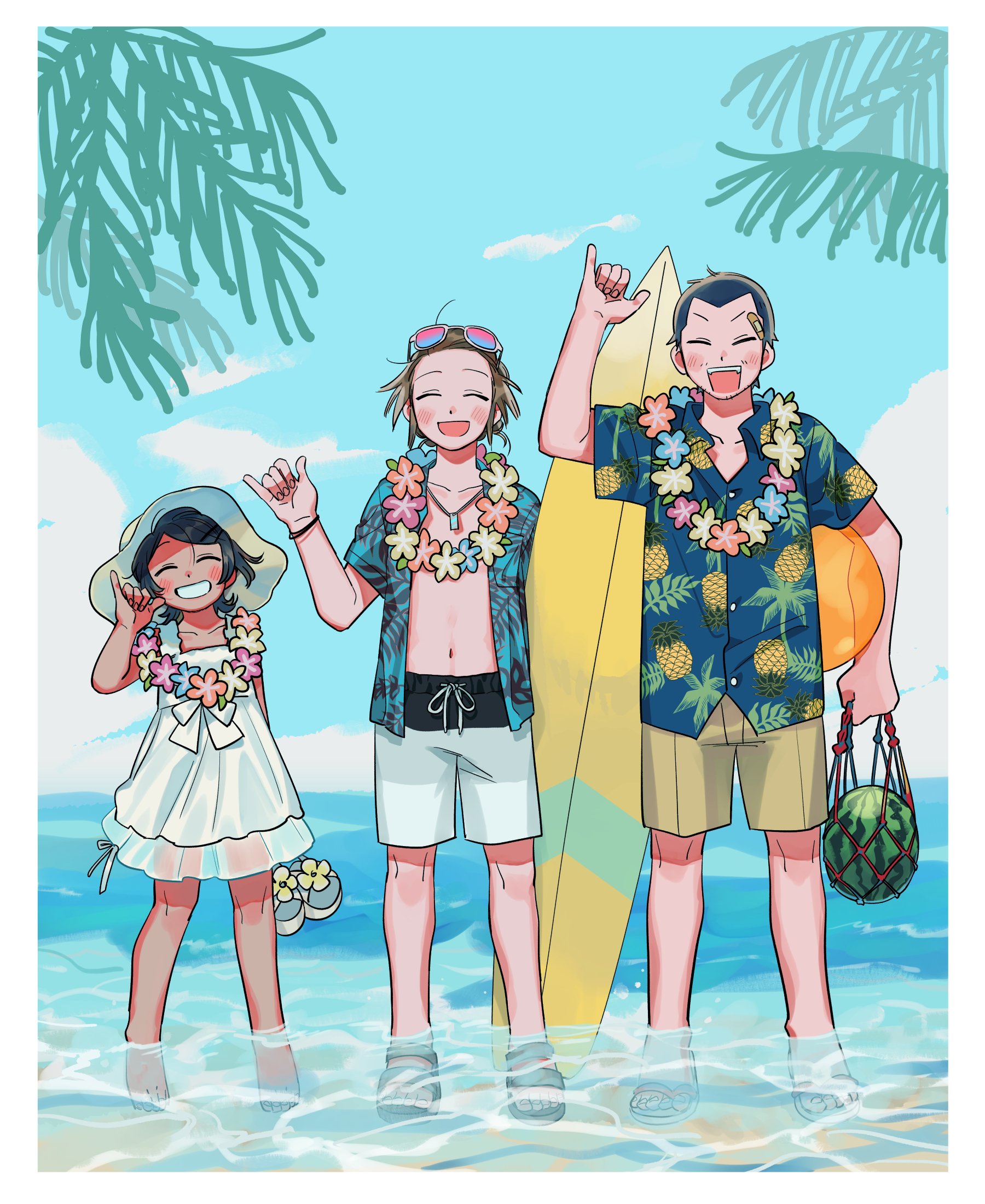 夏威夷插画图片壁纸