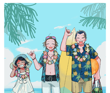 夏威夷-有顶天家族下鴨矢二郎