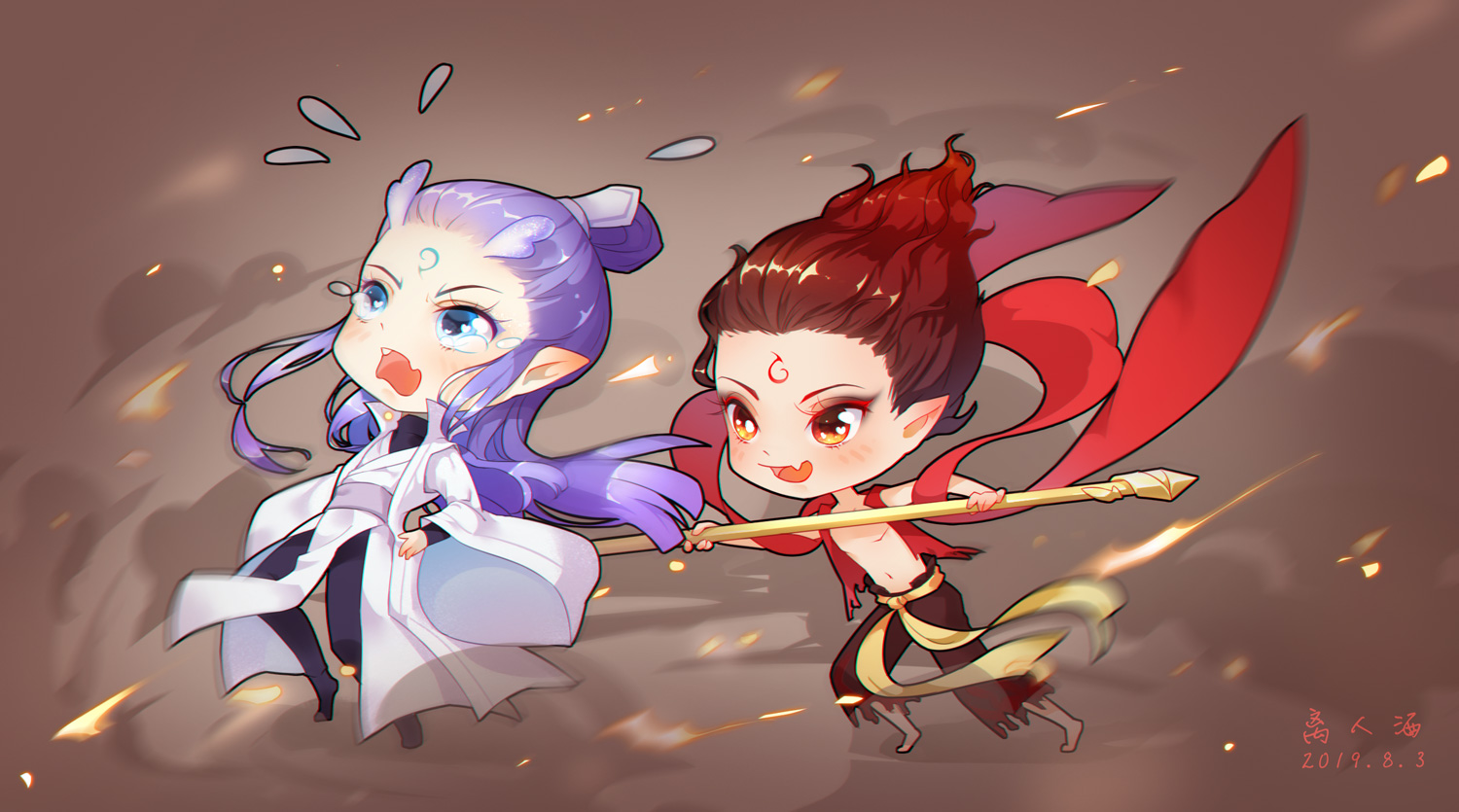 恰藕饼插画图片壁纸
