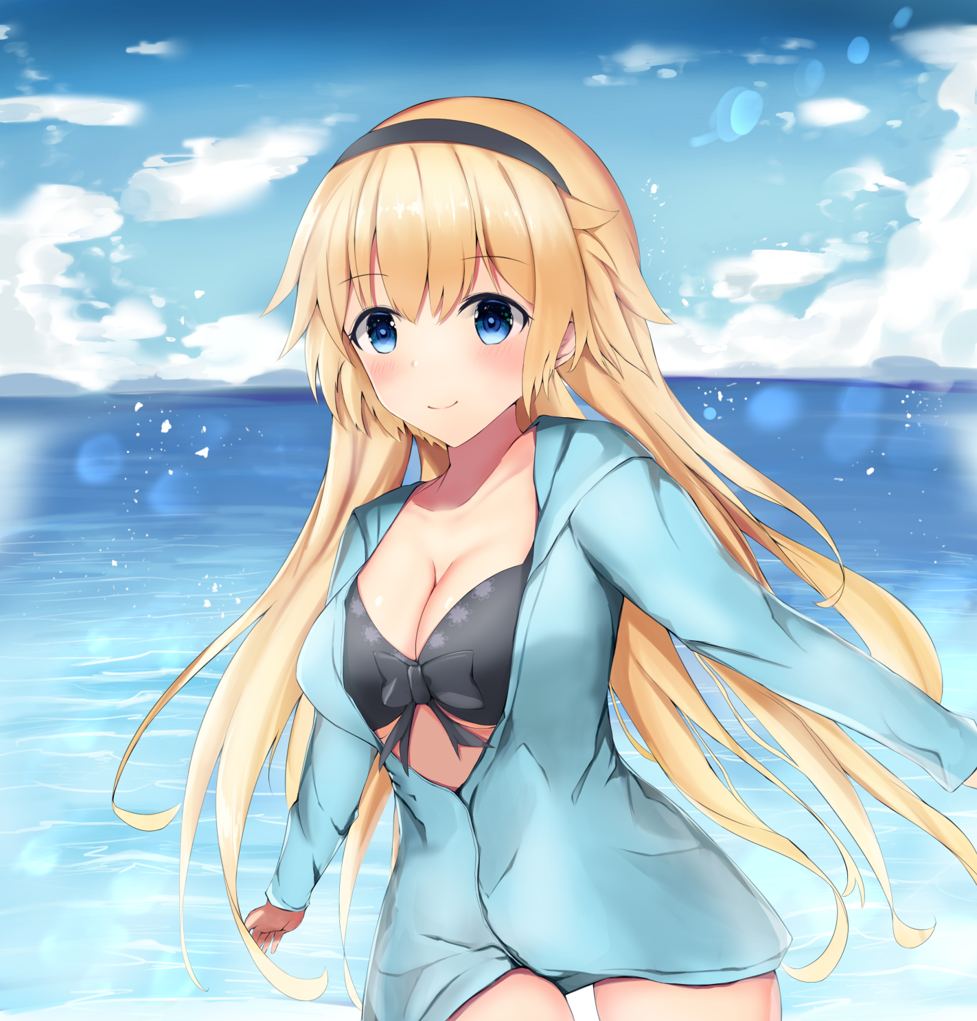 圣女夏令时插画图片壁纸