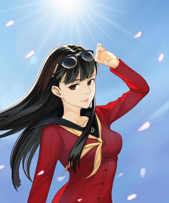 Amagi Yukiko persona 4 [fanart]插画图片壁纸