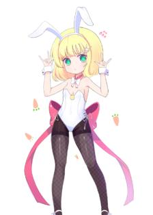 bunny girl插画图片壁纸