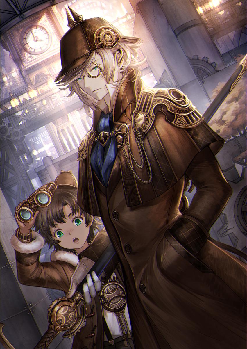 侦探先生和小助手插画图片壁纸