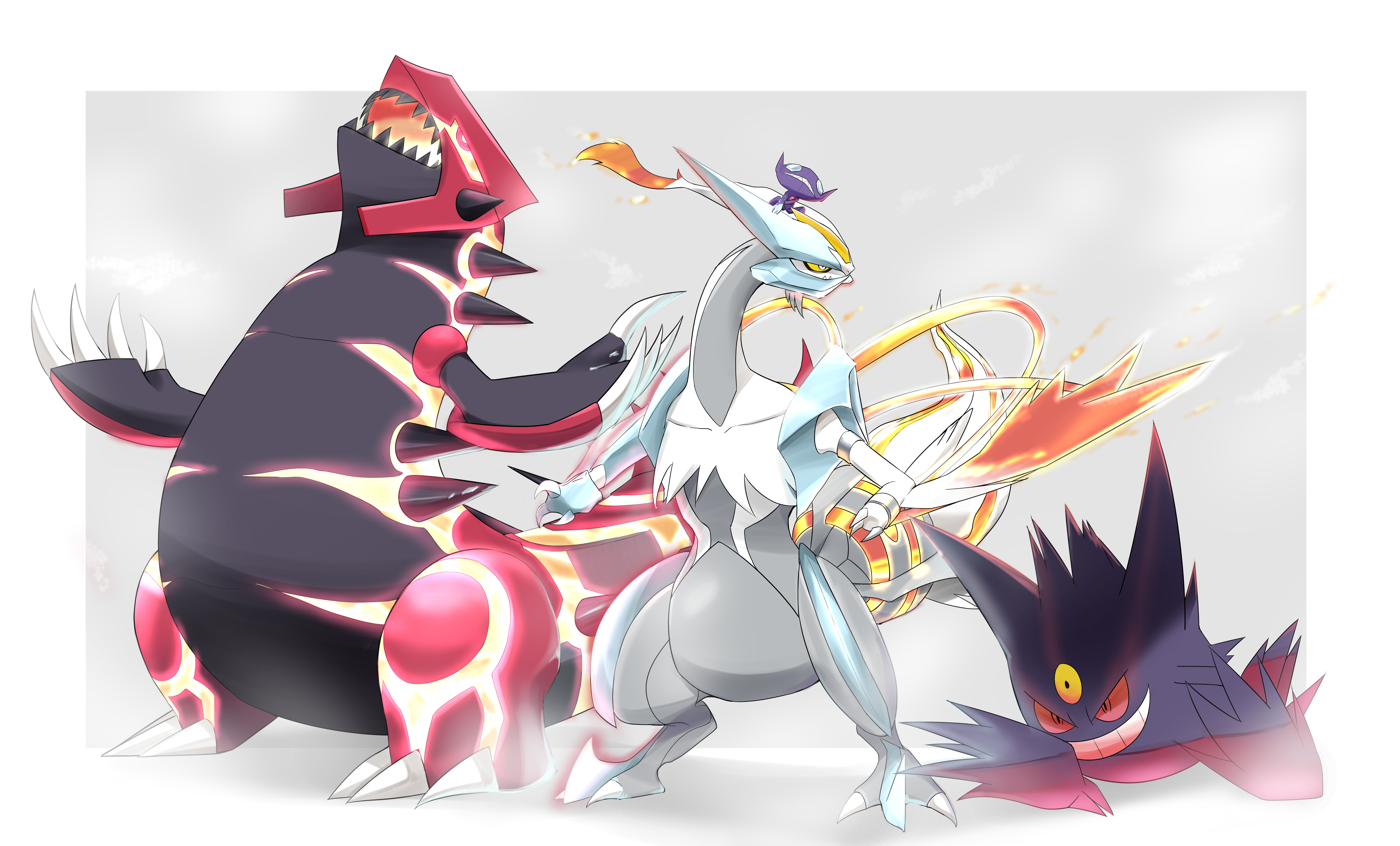 Gravity Blizzard原始古拉顿グラードンキュレムホワイ 触站