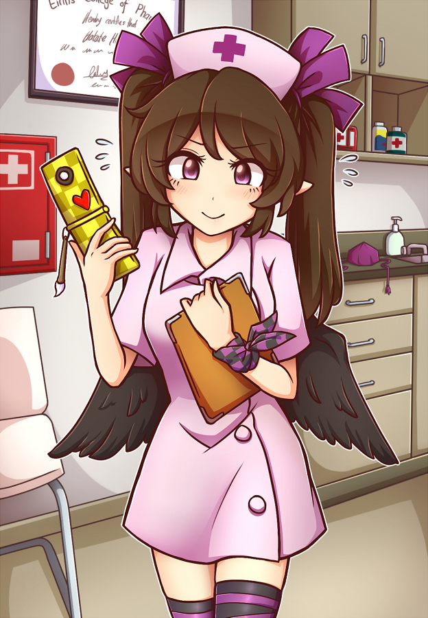 Nurse Hatate插画图片壁纸