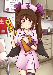 Nurse Hatate插画图片壁纸