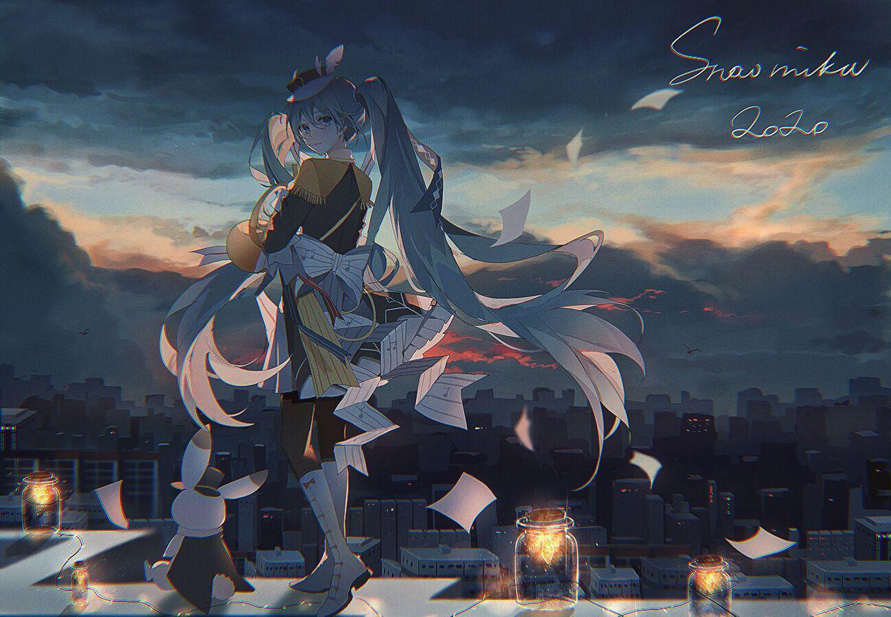 p站画师作品snow miku 2020