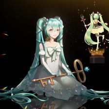 初音生贺插画图片壁纸