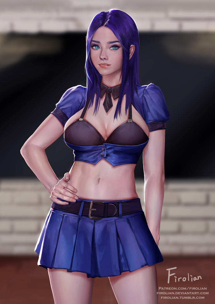 Officer Caitlyn - pin up插画图片壁纸