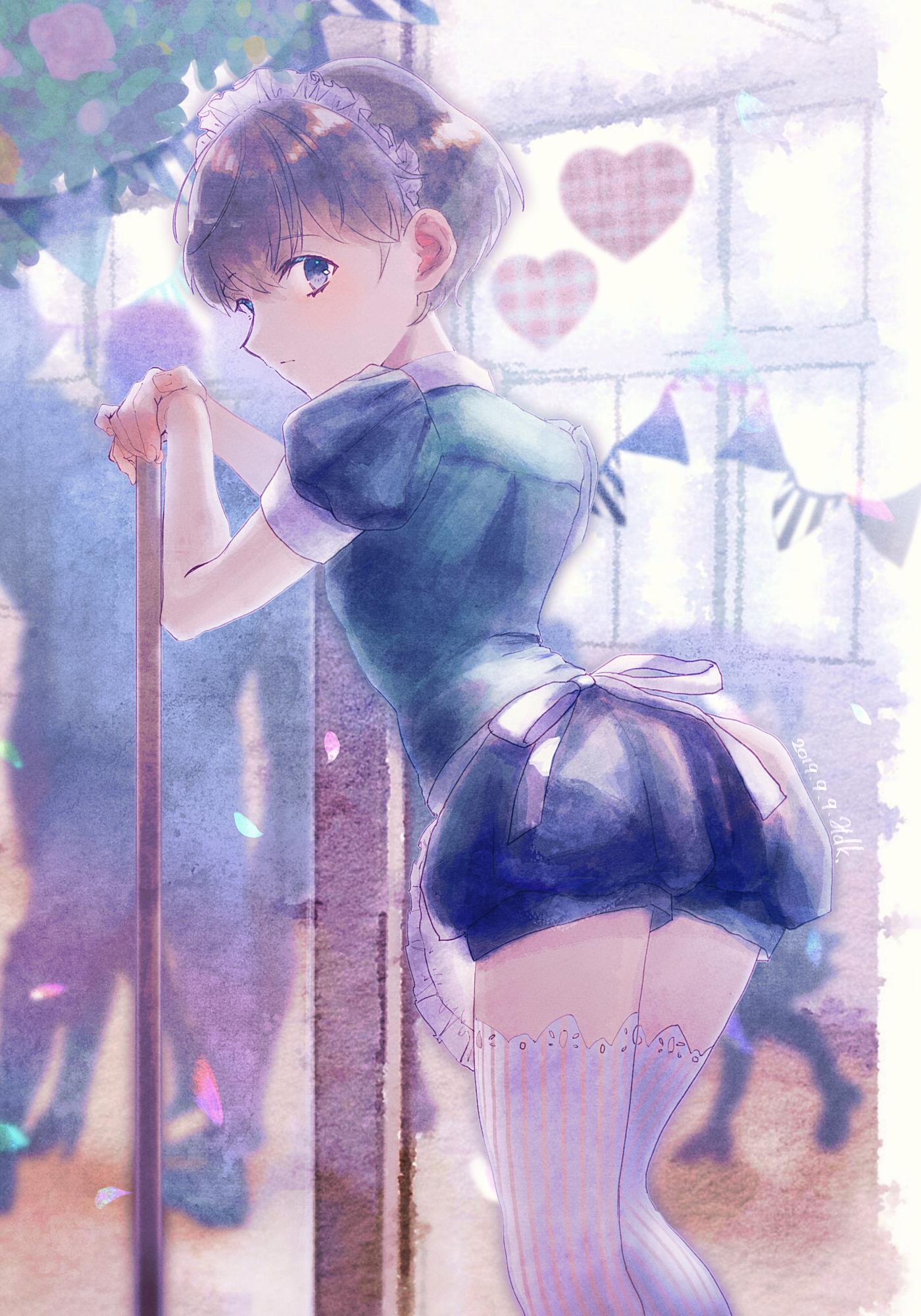 “女仆君插画图片壁纸