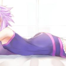 Nep laying with you插画图片壁纸