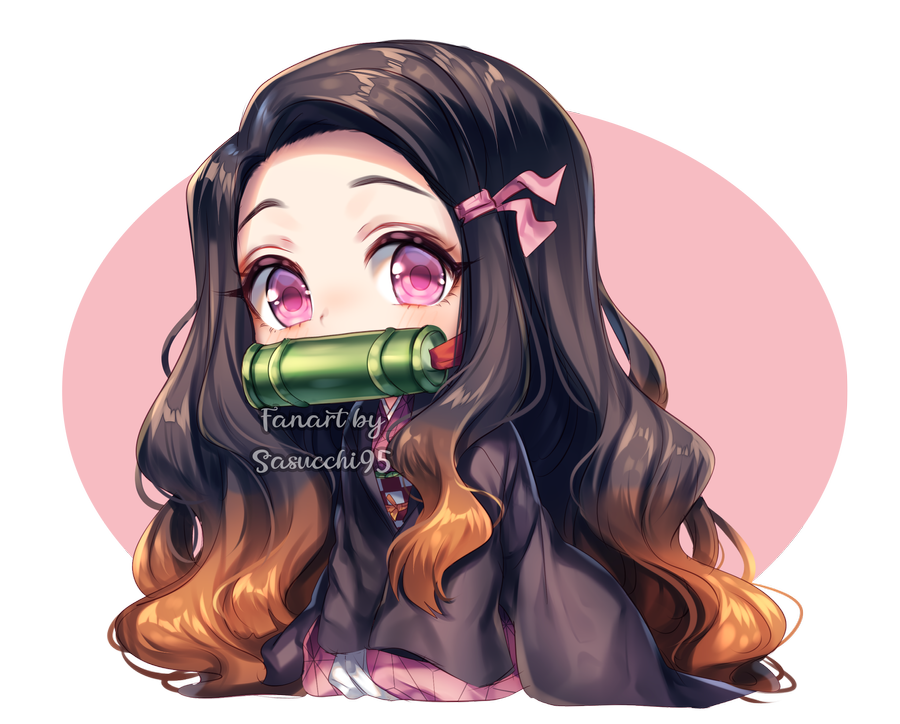 chibi nezuko-SAIdrawing