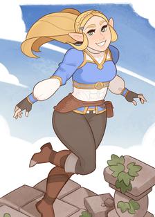Zelda插画图片壁纸