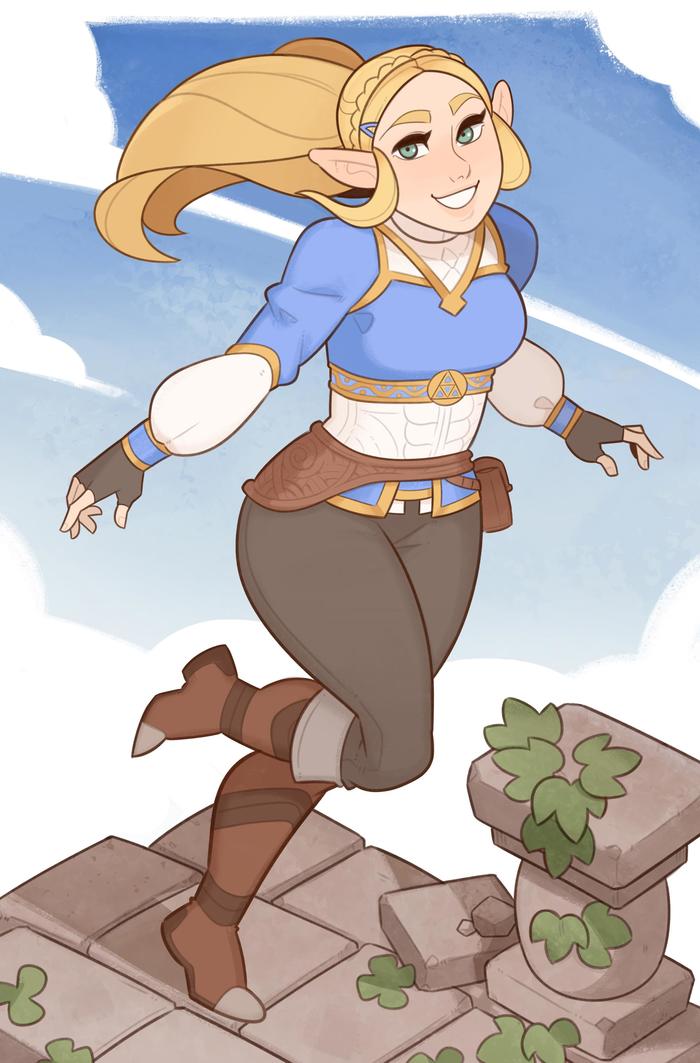 Zelda插画图片壁纸