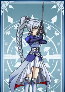 Saber Weiss Card插画图片壁纸