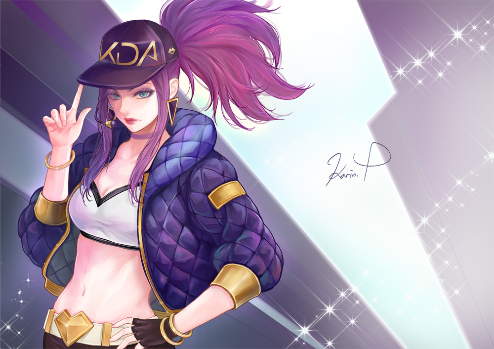 KDA- akali-illustration英雄联盟