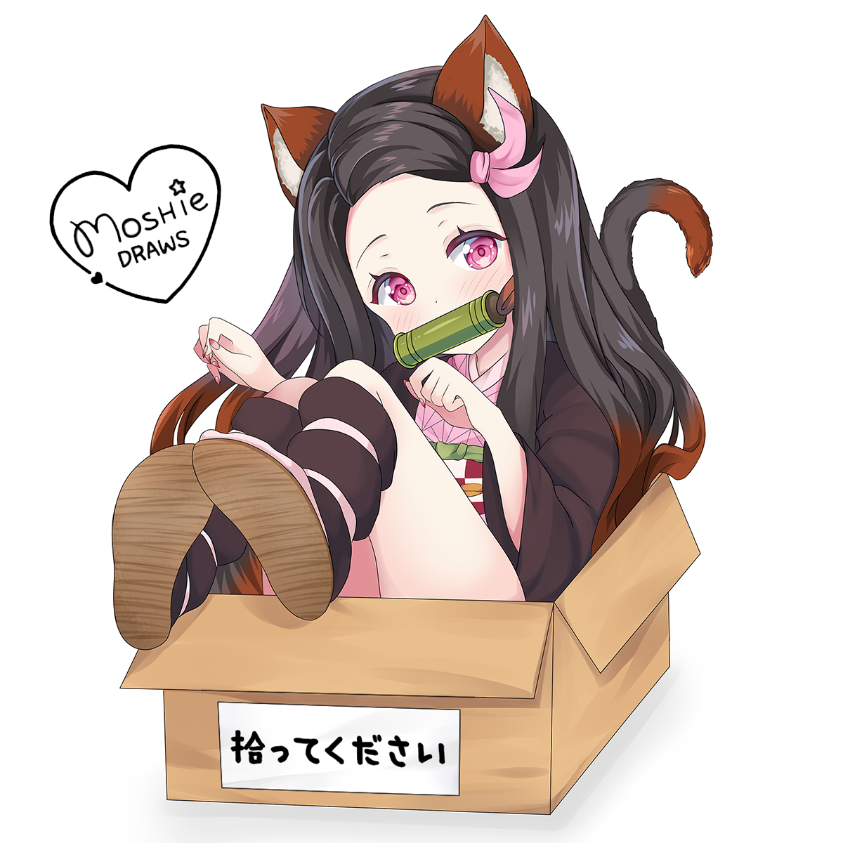 竈門禰豆子-灶门祢豆子猫