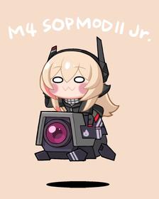 M4 SOPMOD II Jr插画图片壁纸