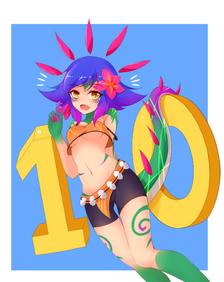 祝LoL10周年！插画图片壁纸