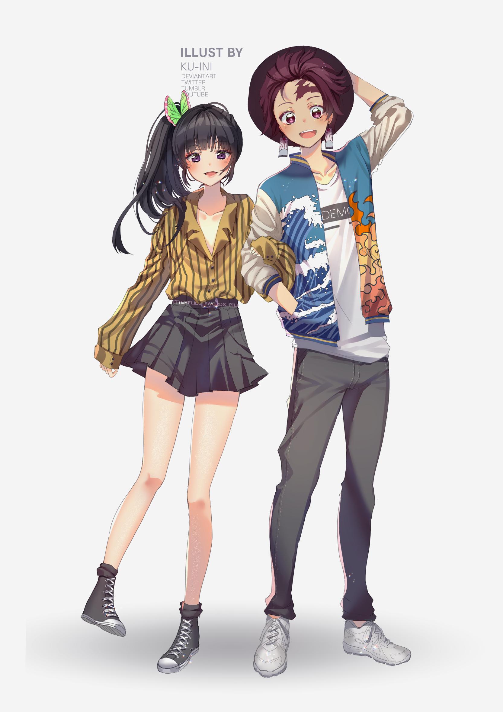 Kanao and Tanjirou