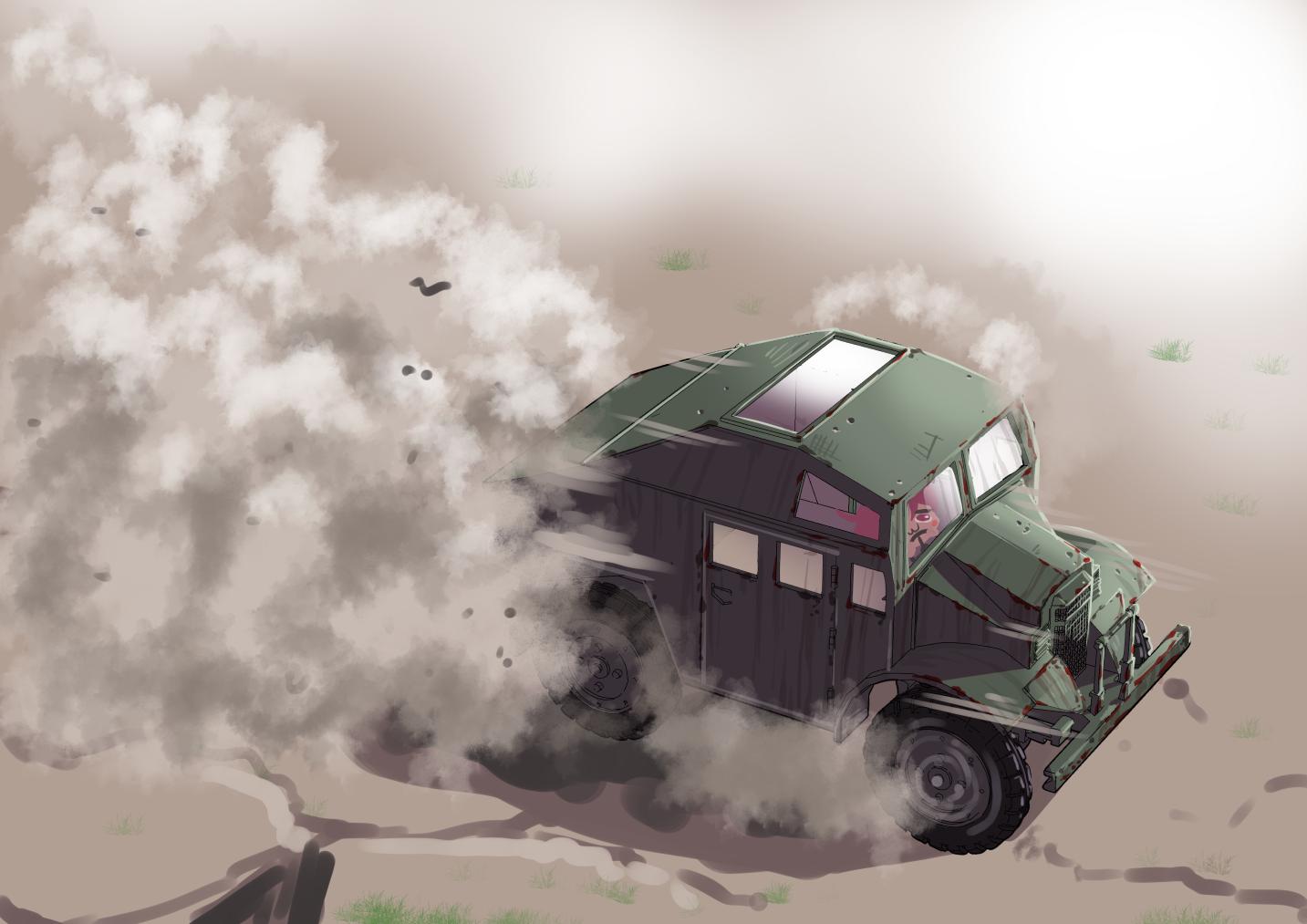 反坦克和反坦克插画图片壁纸