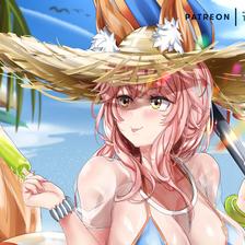 [Patreon Only] Tamamo Summer插画图片壁纸