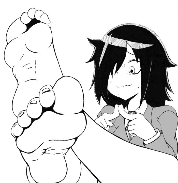 Tomoko's Feet插画图片壁纸