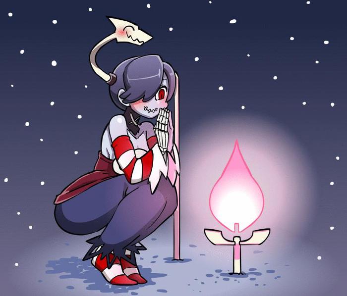 Squigly And Candlelight插画图片壁纸