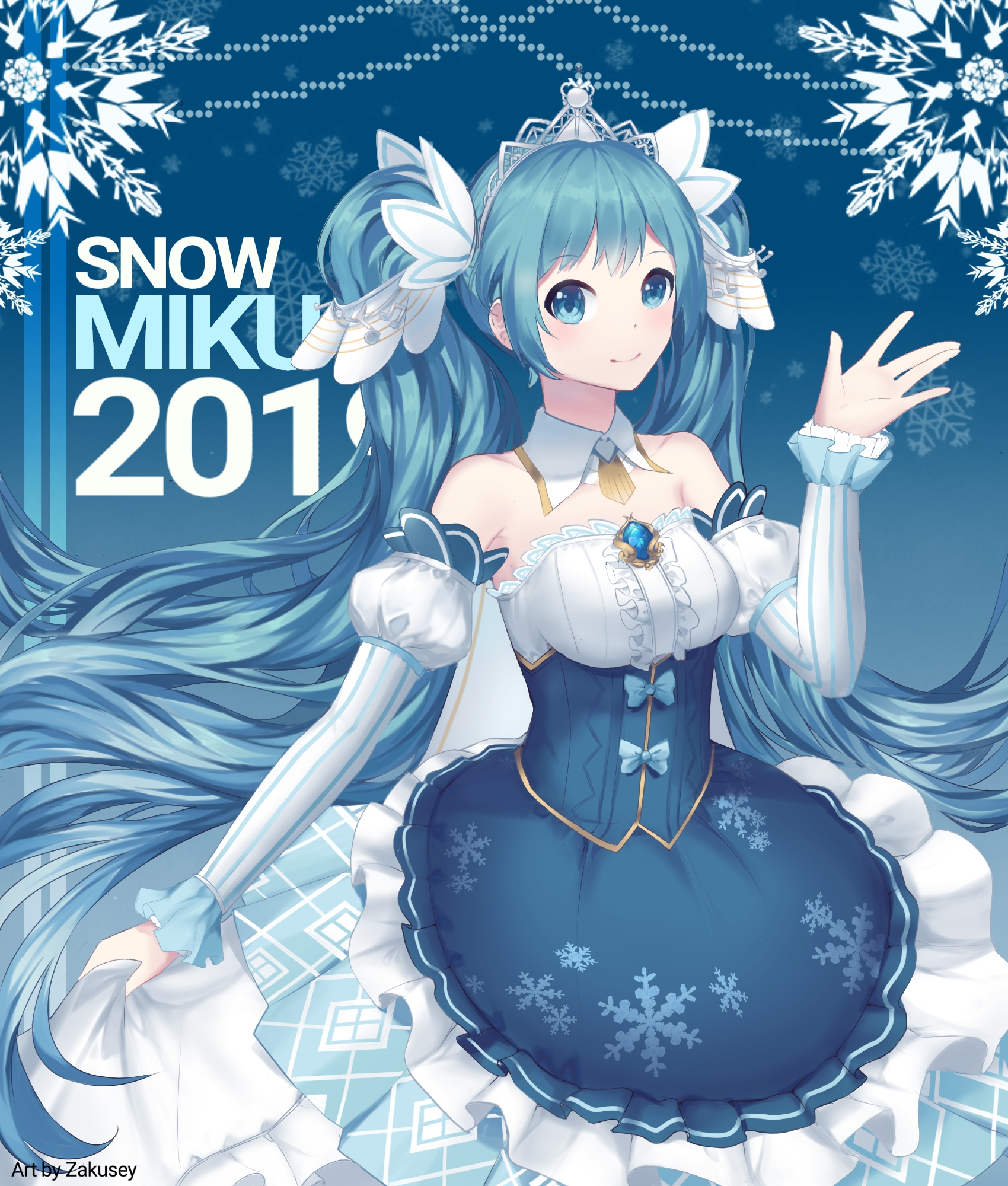 Snow Miku 2019 ❄️插画图片壁纸