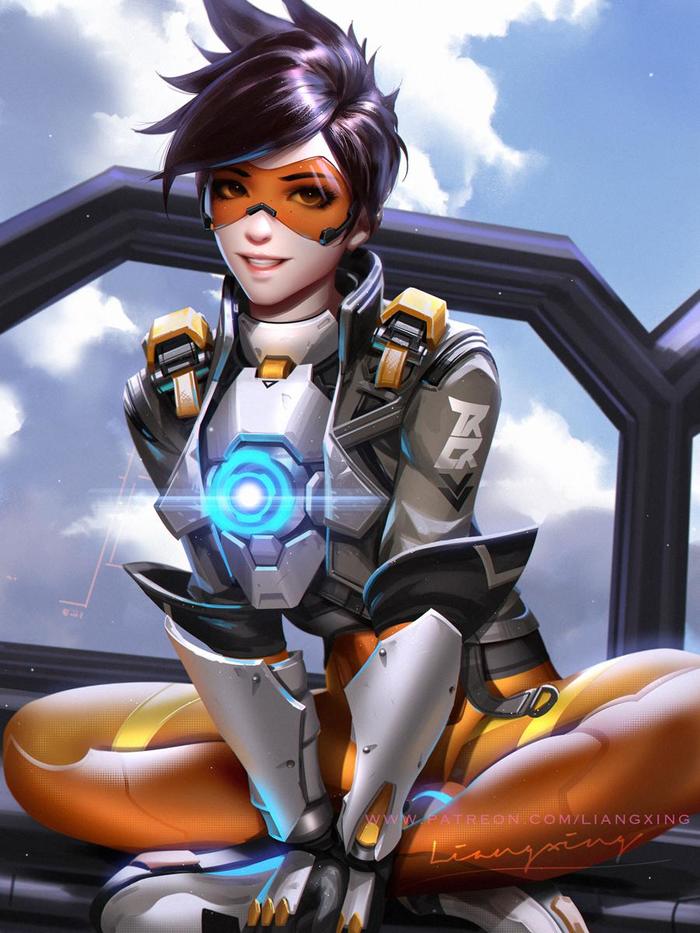 Tracer new look插画图片壁纸