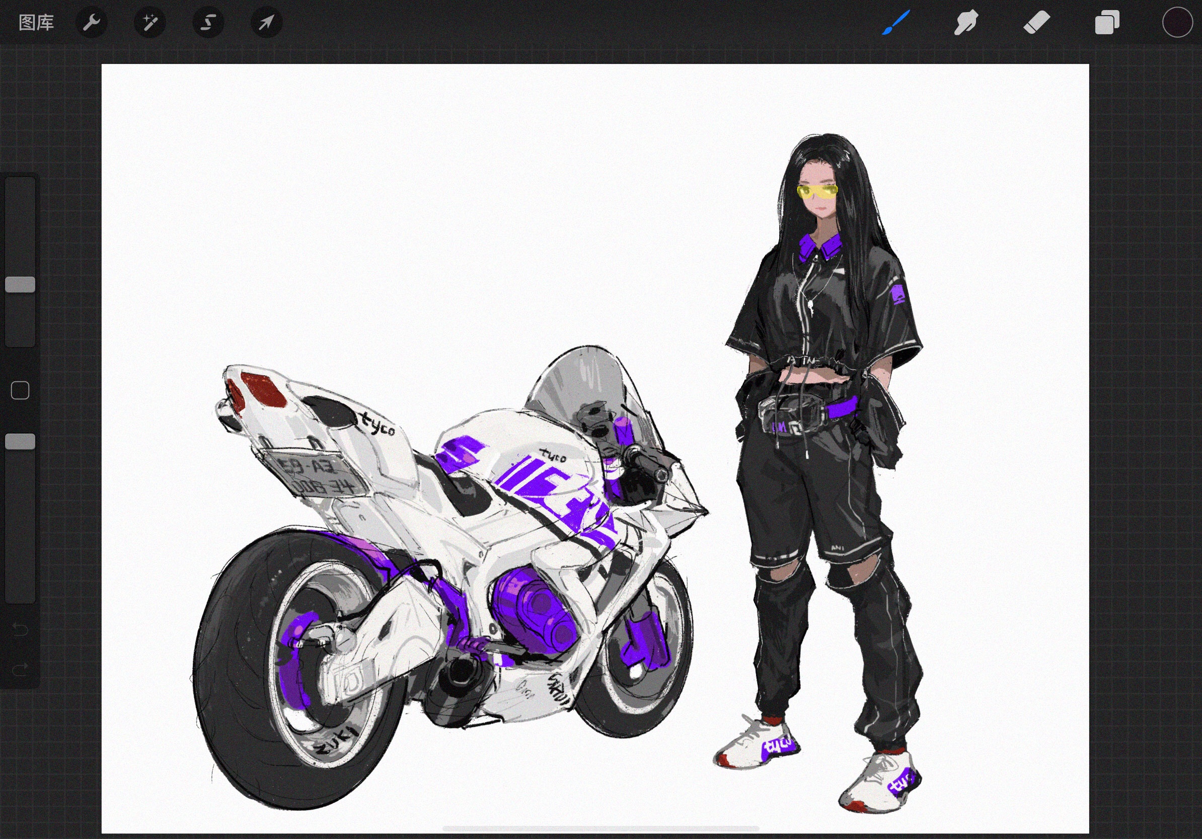 Motorcycle girl-girlmotorcycle