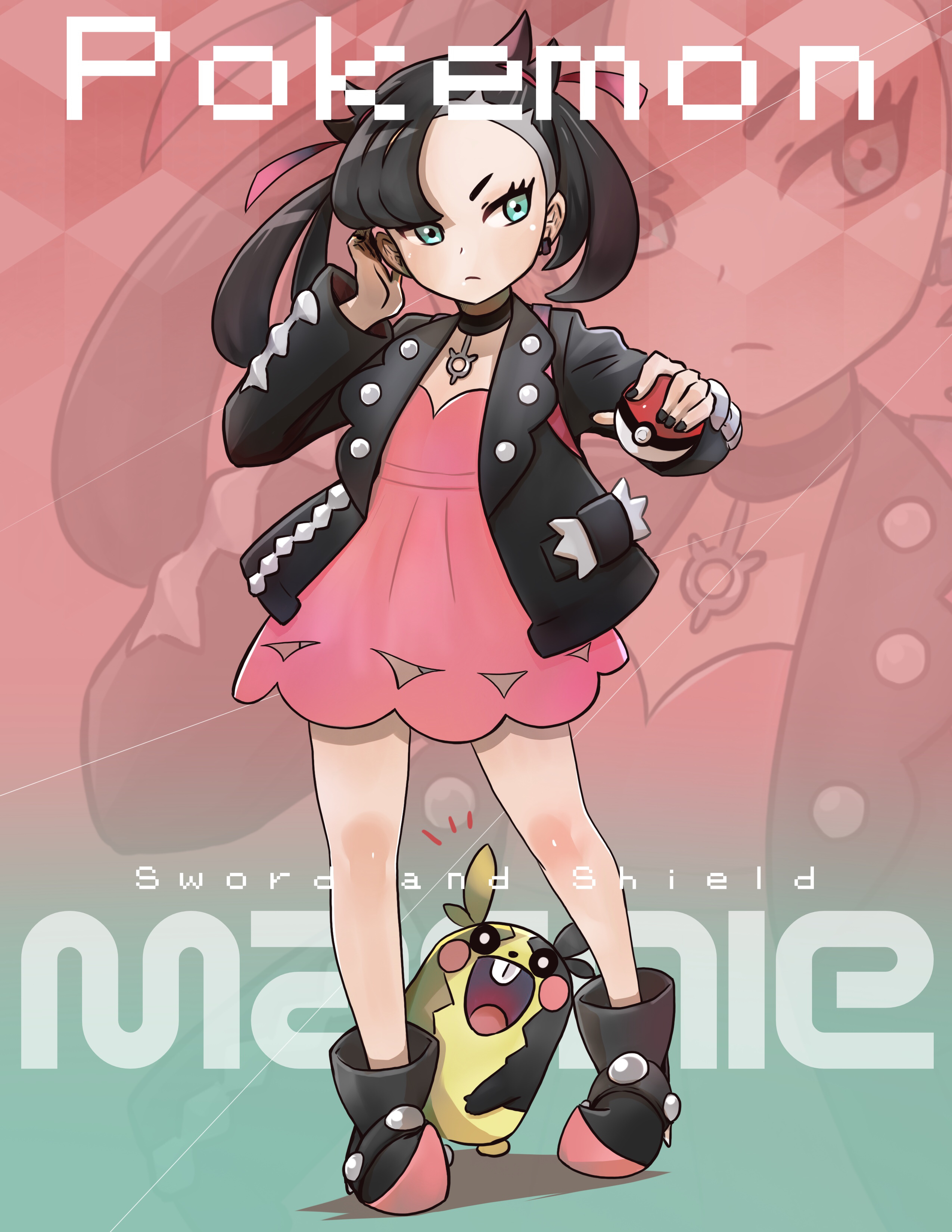 Marnie from Pokémon SW&SH插画图片壁纸