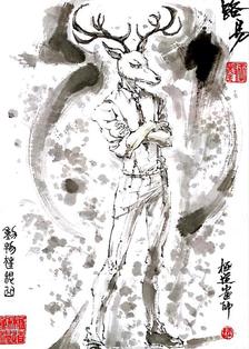 【極道畫師】路易插画图片壁纸